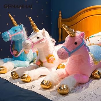 Amazon.co.jp: ぬいぐるみ ユニコーン 大きい 90cm 巨大 ビッグ